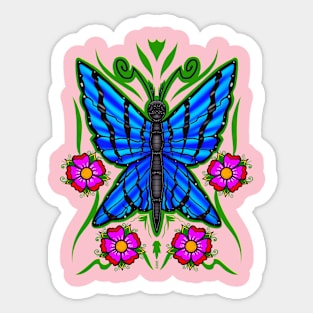 Butterfly garden Sticker